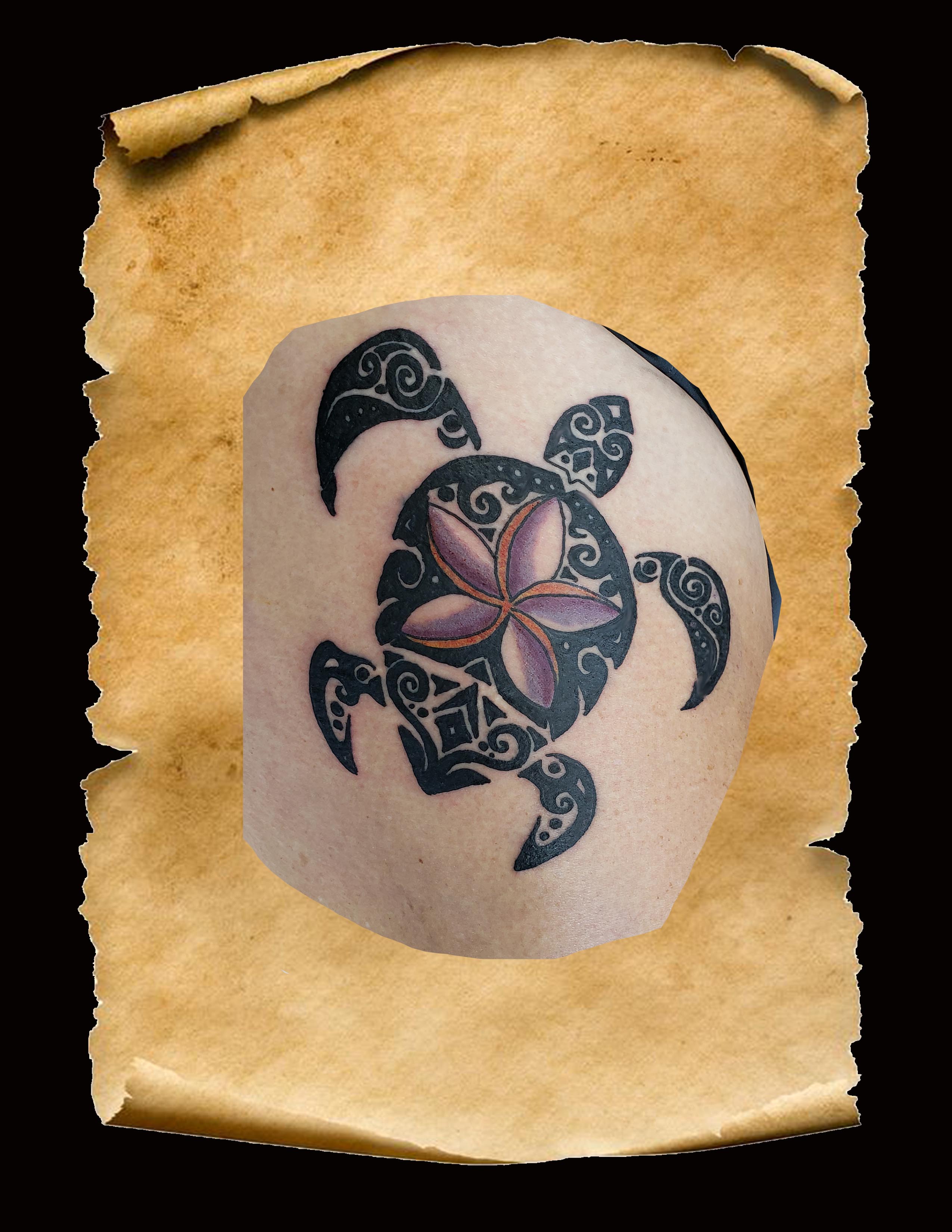 Sea Turtle and Flower-1 copy - Copy Sea Turtle and Flower-1 copy - Copy