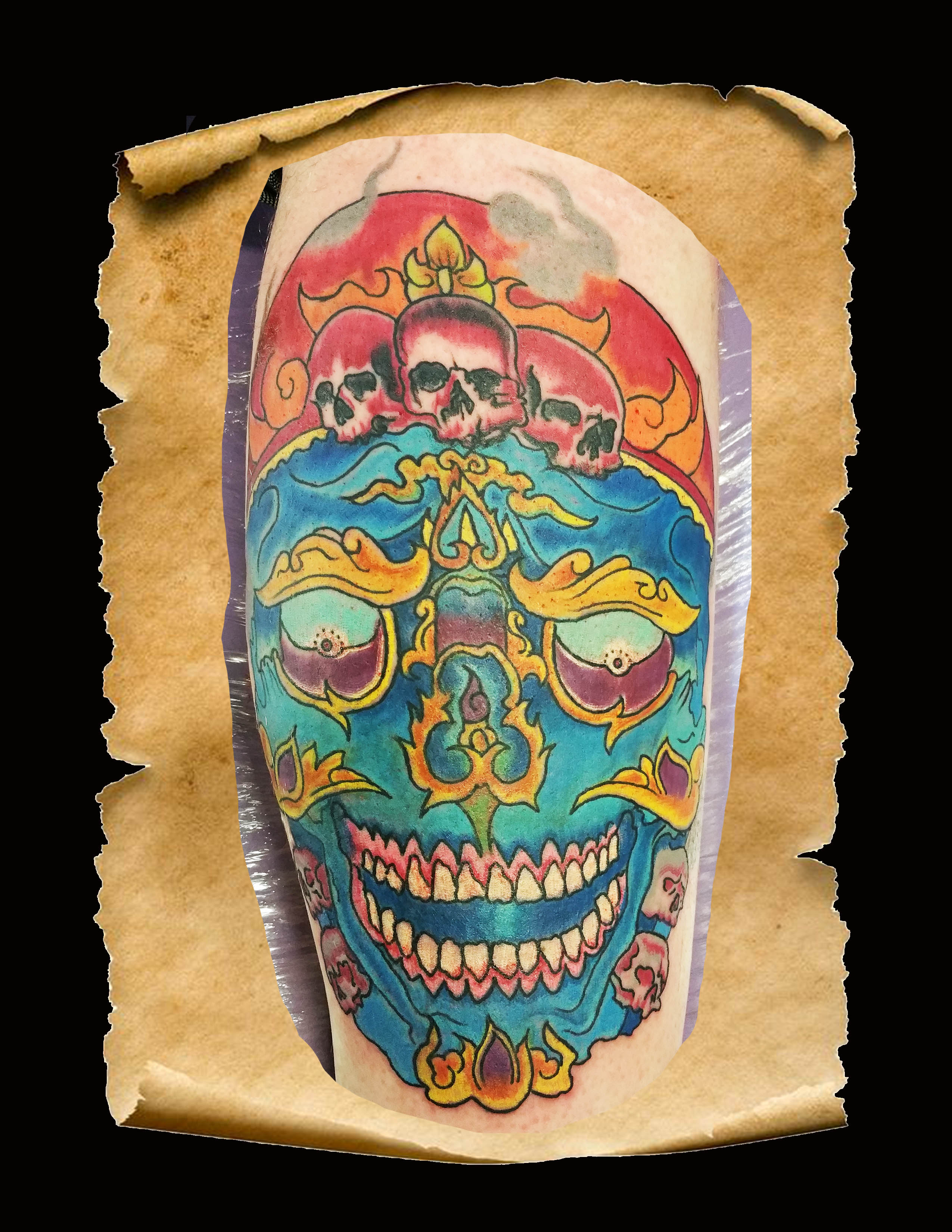 Tibetan Head Color-1 copy Tibetan Head Color-1 copy